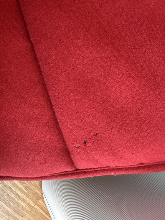 Image 1 of Lit RÖWA Genio 180 x 200 avec tenture murale en feutre rouge