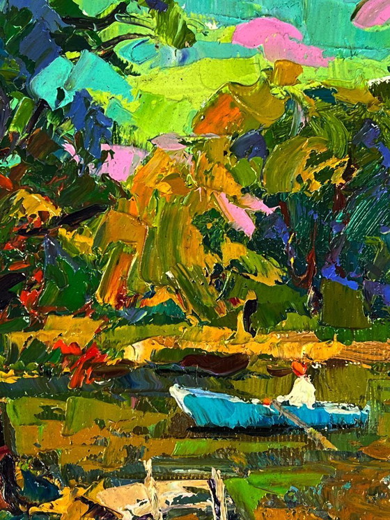Image 1 of Fishing on the River Bank