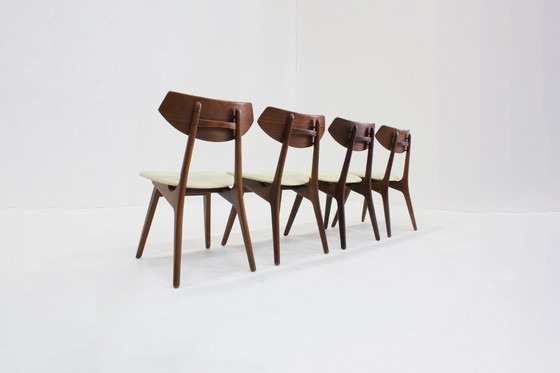Image 1 of Set van 4 Vintage Mid Century eetkamer stoelen 1960s