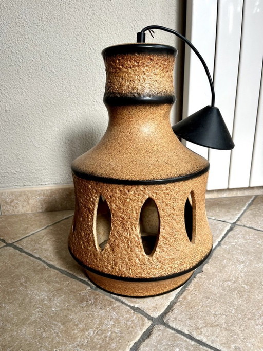 Mid-century vintage design ceramic pendant lamp