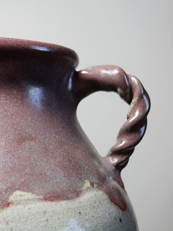 Image 1 of Vintage 1960s-70s stoneware vase from Studio Pottery Milly Finn, UK