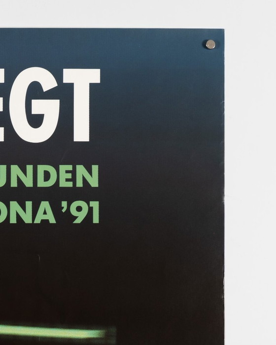 Image 1 of Porsche 24 Stunden Daytona – 1991 – Poster originale Porsche vintage di Susanne Lagally – Sport motoristici moderni – 102x76 cm