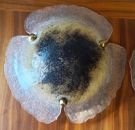 Lampada da soffitto/parete vintage "Flower" di Peill & Putzler, alta 42 cm, stile Mid-Century Space Age (anni (photo 7 of 9)