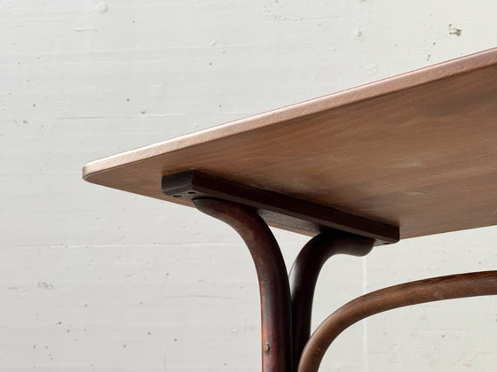 Image 1 of Kindertafel uit het midden van de 20e eeuw, gemaakt van beukenhout, jaren 70.