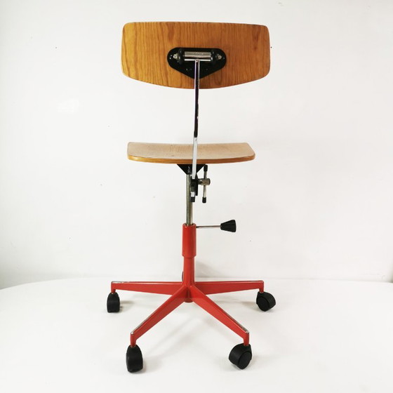Sedia da ufficio modernista, Labofa, disegnata da J. Rasmussen, Danimarca, anni '60 – Sedie da ufficio, Metal (photo 5 of 15)