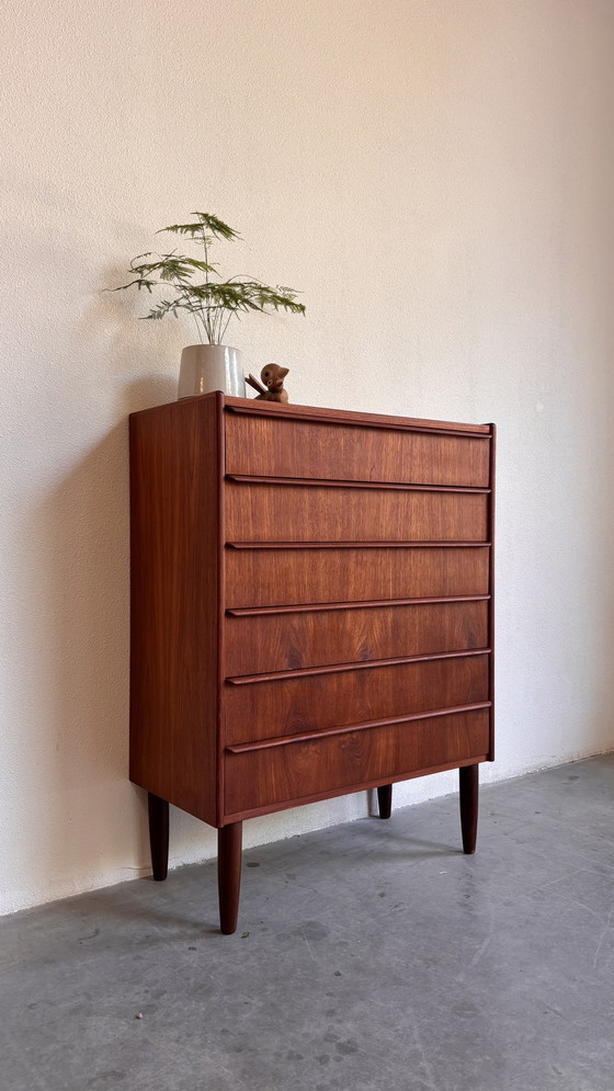 Image 1 of Vintage Danish Drawer Cabinet Teak