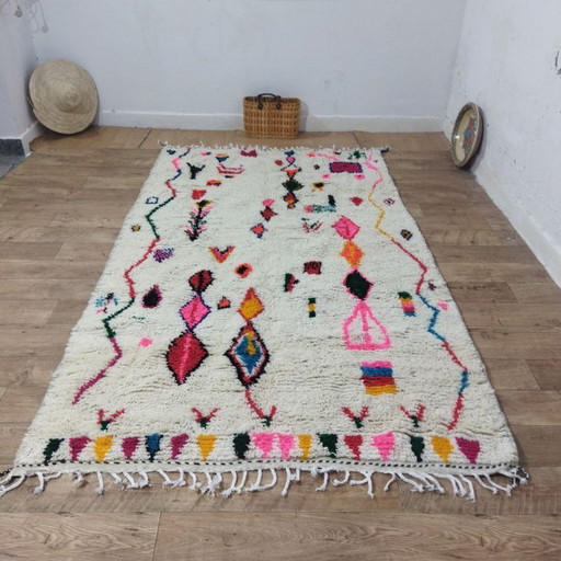 Colorful Tribal Berber Rug – Colorful Tribal Berber Carpet | 267 × 163 cm