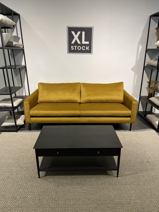 Image 1 of Divano XL Stock in velluto giallo