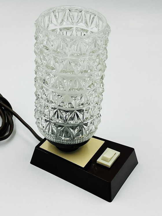 Massive bedside lamp in cut glass – Table lamps (photo 8 of 10)