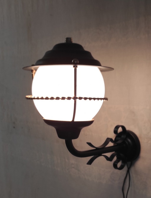 Marine lantern-style wall light - 1950s