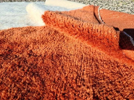 Tappeto marocchino Mrirt terracotta ed ecru 300x200 cm – motivo astratto – Tappeti, Lana, Cotone, Abstract (photo 7 of 11)