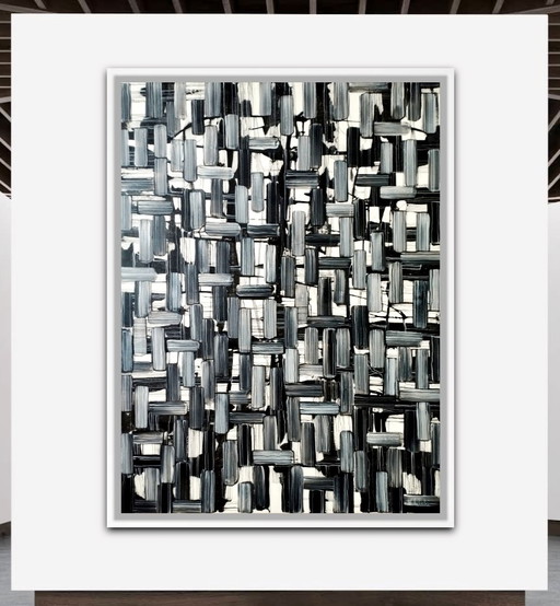 Natia Antadze Abstracte compositie XXL