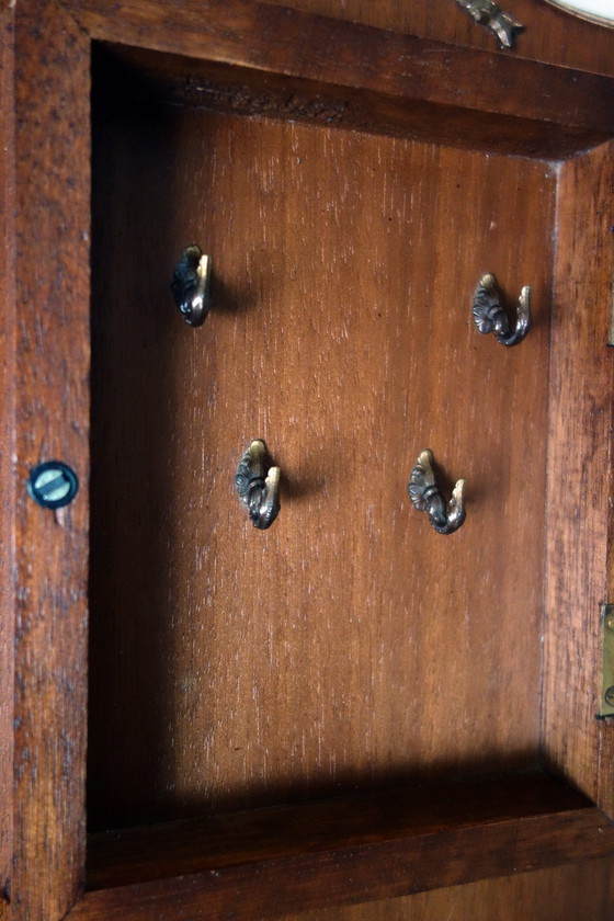 Image 1 of Boite à Clés et Porte Lettres Vintage Gravure Botanique