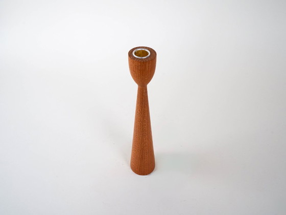 Image 1 of Candeliere in teak, design danese, anni '70, prodotto in Danimarca