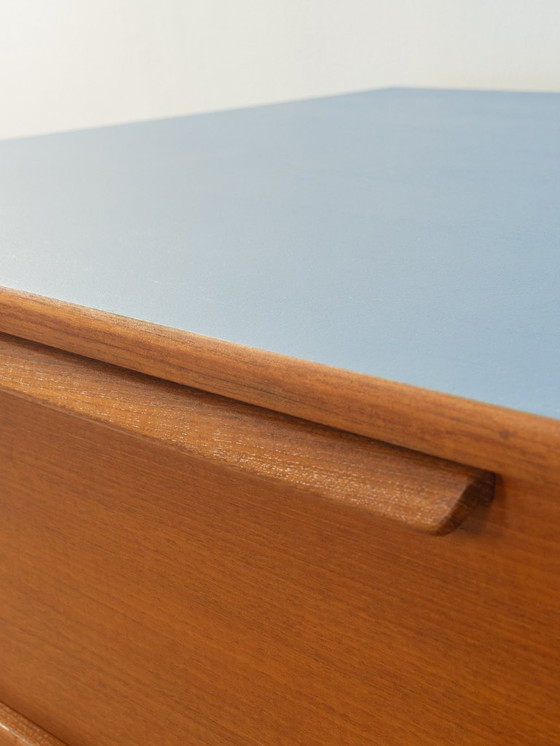 Image 1 of Elegante cassettiera blu anni '60 di WK Möbel