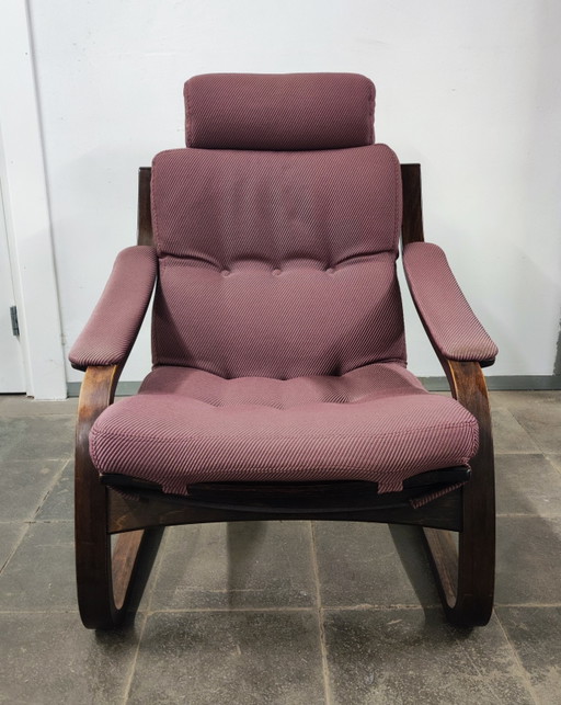 Set di 2 poltrone, design Åke Fribytter, per Nelo Möbel Svezia – fauteuils, Textile, Wood (photo 2 of 8)