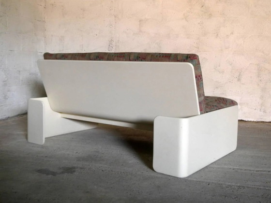 sofa by Erik Deforce for Hi-Plan, 1972 – 2 seaters, Wood, Space Age (photo 4 of 11)