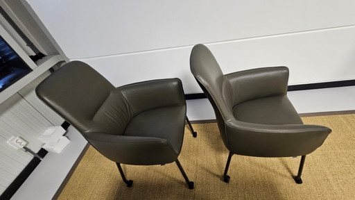 2x Leolux gyon eetkamerstoel hoog tour