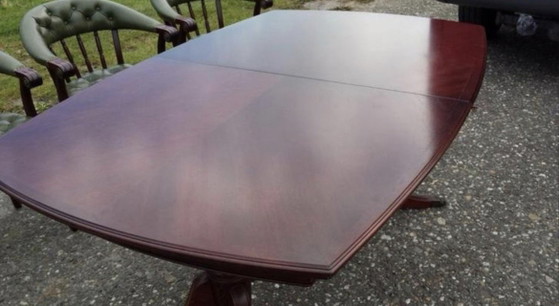 Heldense Mahony Tavolo da Pranzo Allungabile – Tavoli da pranzo, Wood, Brass (photo 2 of 5)