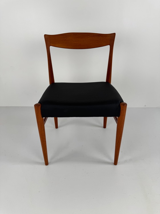 Image 1 of Set of 5 Danish Dining Chairs, attributed to Arne Hovmand-Olsen, Denmark, 1960s