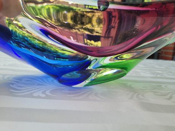 Image 1 of Original F&M Ballerina Murano Sommerso Bowl 32 x 20 cm