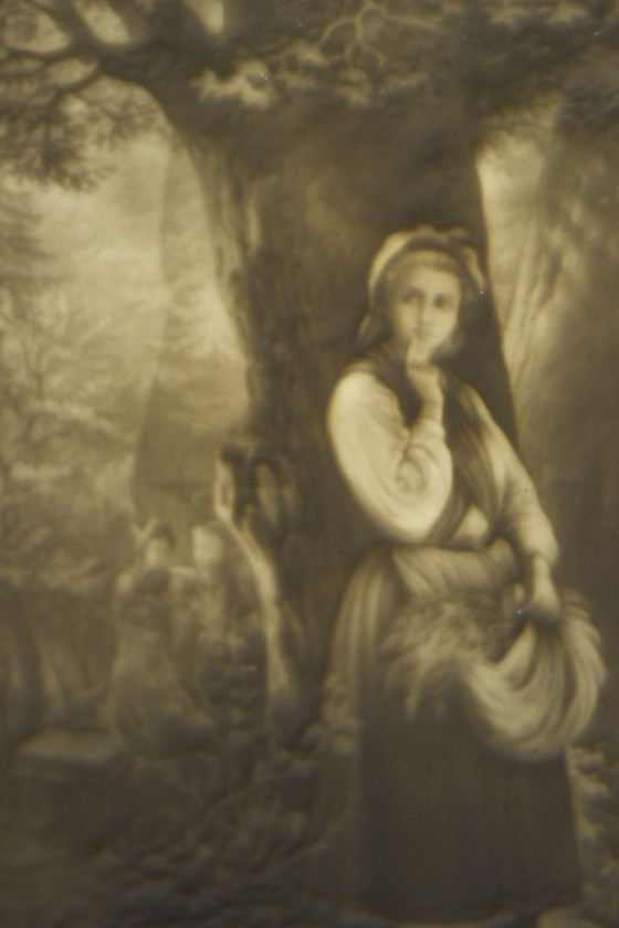 Image 1 of Lampada da notte vintage in porcellana Lithophane, metà del XX secolo, Limoges