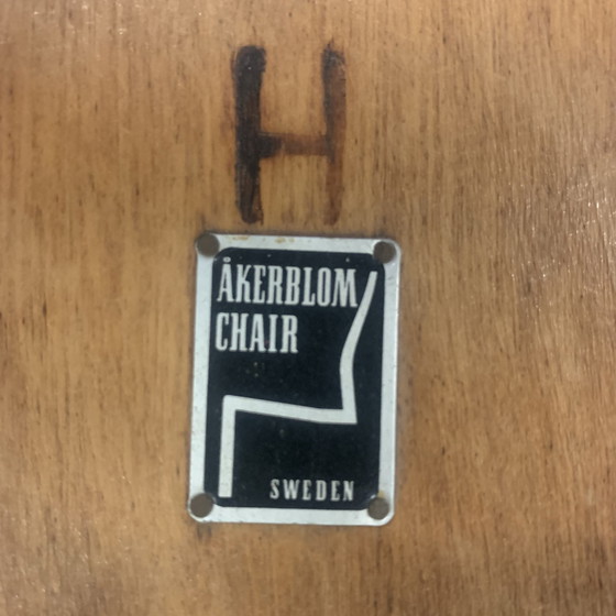 Image 1 of Gewölbte Stühle von Åkerblom & Eklöf für Åkerblom