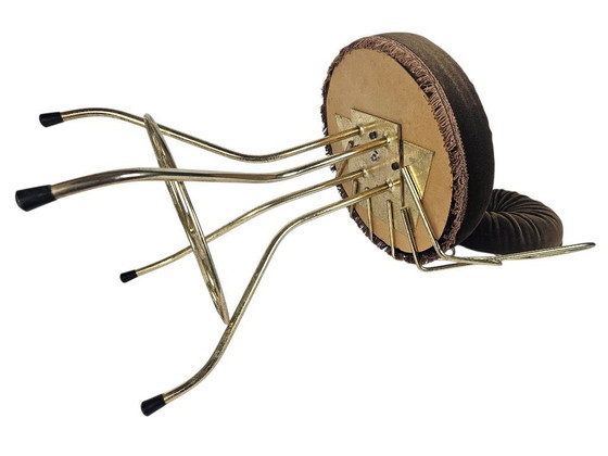 Image 1 of Sedia vintage in stile Chiavari, metallo, ottone, anni '50