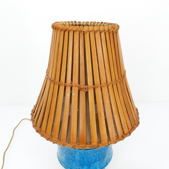 Image 1 of Skandinavische Keramik-Schreibtisch- oder Nachttischlampe, Inger Persson für den schwedischen Hersteller Rörstrand, 1960