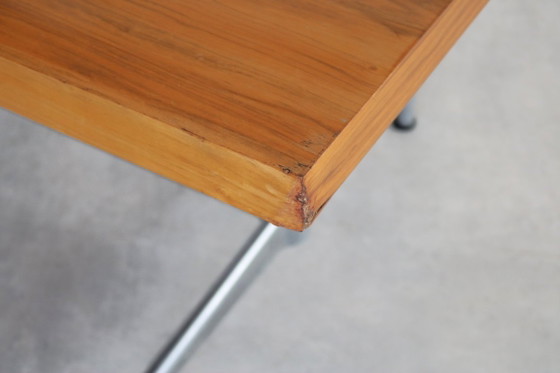 Vintage Dining Table | Conference Table | Desk | 1960s – Wood, Chrome (photo 6 of 12)