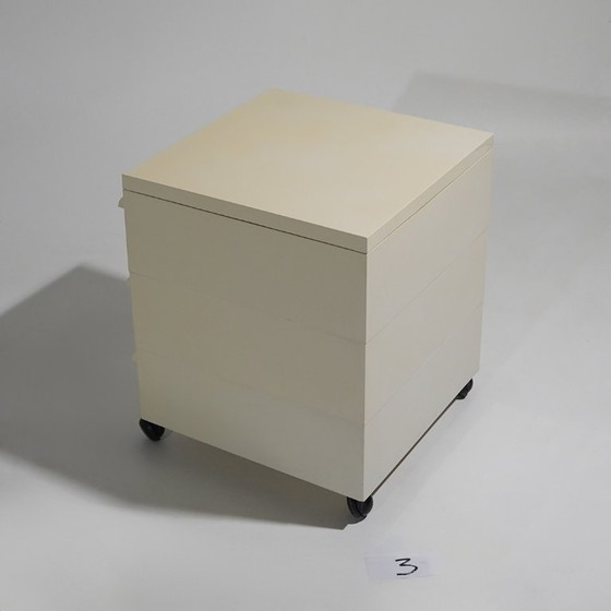 Image 1 of Modulaire ladekast, nachtkastje van Simon Fussell voor Kartell, jaren 70.