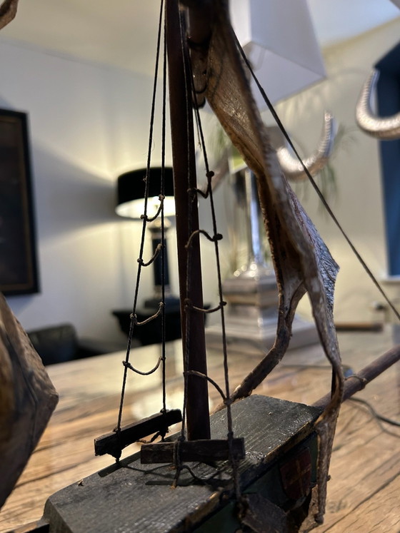 Velero antiguo finales de 1800 – Objetos decorativos, Madera (photo 11 of 15)