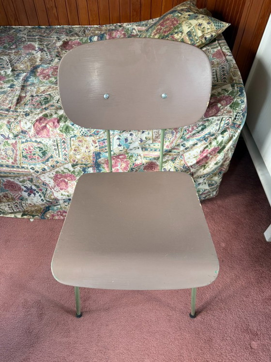 Image 1 of Rietveld Gispen 116 Stoelen Met Tafel