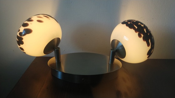 Image 1 of 2 x Massive lampen set metaal retro design