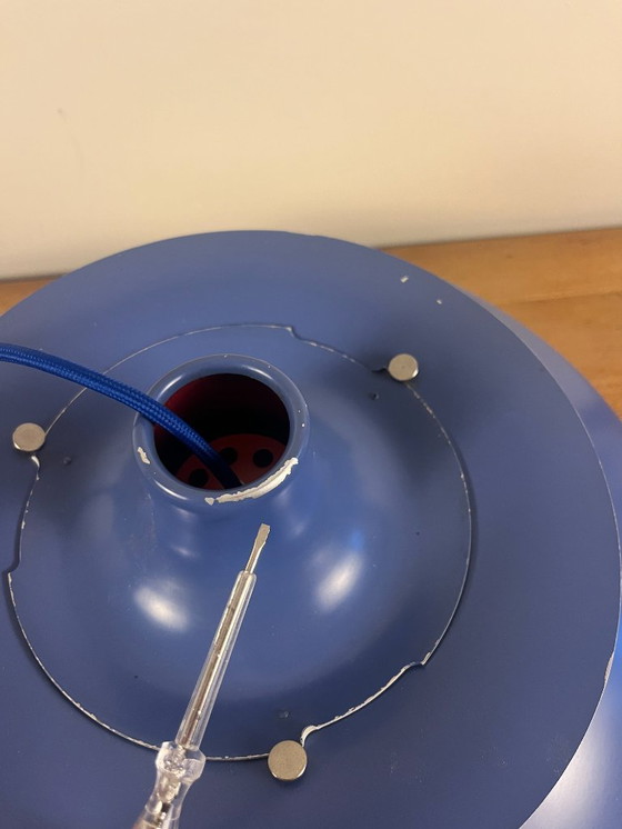 Image 1 of Vintage Louis Poulsen PH5 - rare blue - Poul Henningsen - Danish design lamp