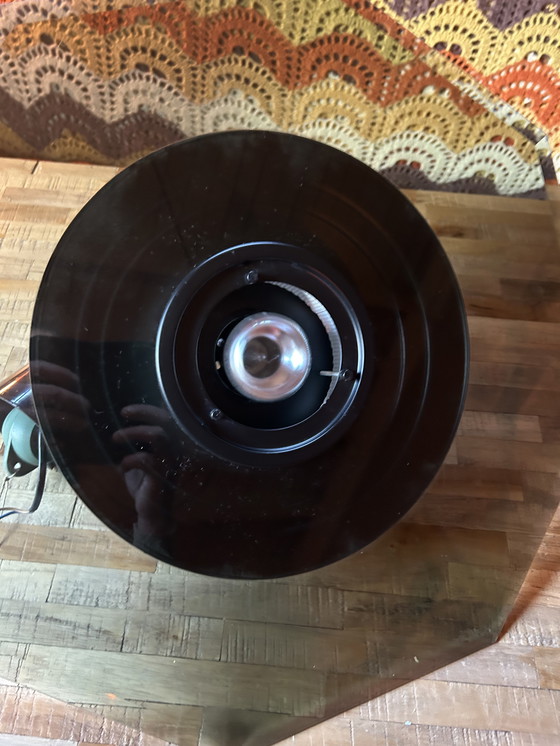 Image 1 of Vintage zeshoekige ufo lamp van massief