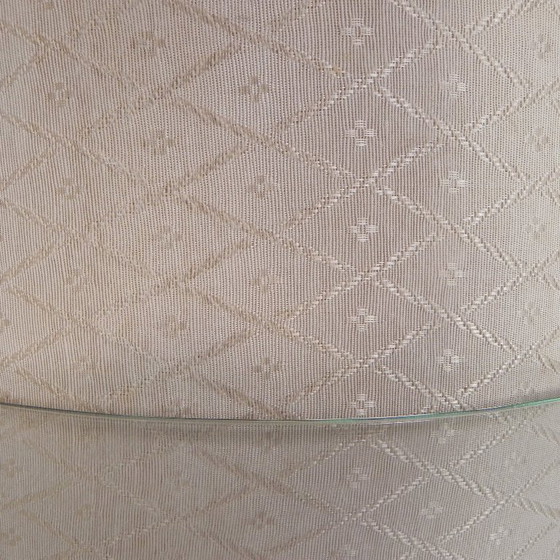 Image 1 of English Art Deco display cabinet on ornate legs, 1930s