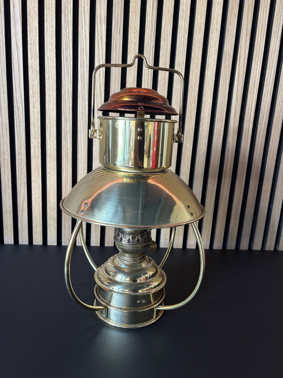 Lampada da Nave (1 di 2) Ottone – DHR & IDEAL Brenner, Lampade a sospensione, Brass (photo 3 of 8)