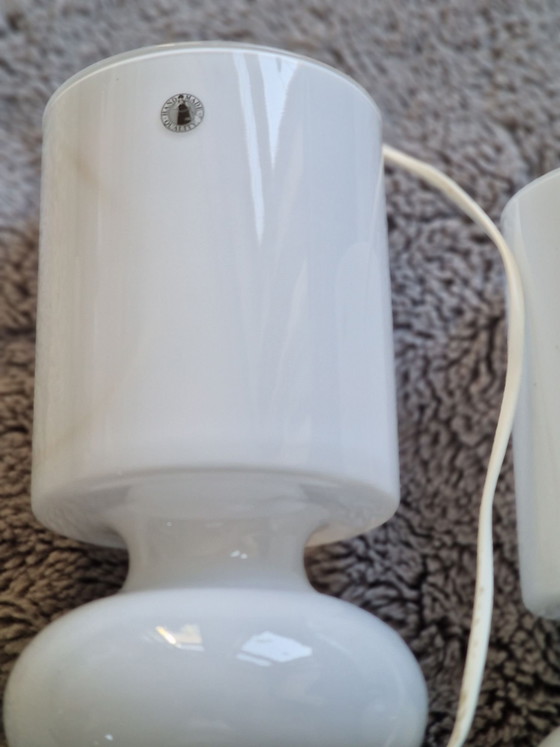3 x Lykta Ikea lampen in perfecte staat, Tafellampen, Glas, Groen (foto 2 van 6)