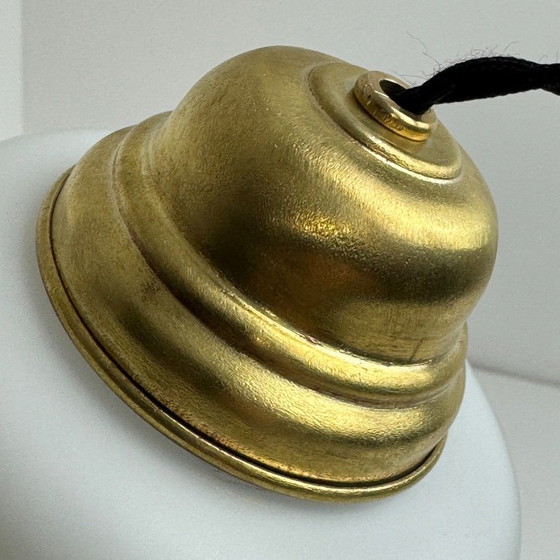 OLD LARGE OPALINE PENDANT LAMP 1970 VINTAGE – Glass (photo 12 of 14)