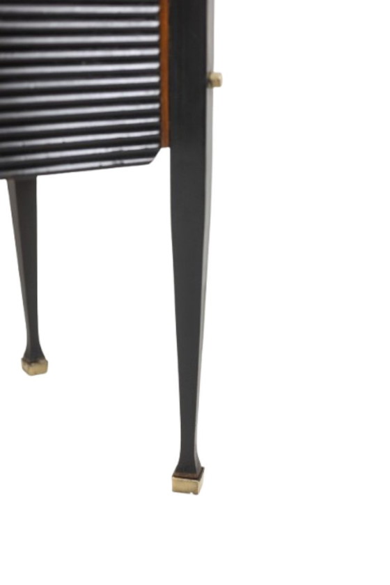 Image 1 of Coppia di armadi italiani impiallacciati in teak. Circa 1960.