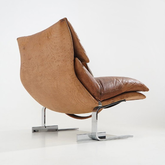 Image 1 of Een paar “Onda” fauteuils van Giovanni Offredi voor Saporiti, jaren 70.