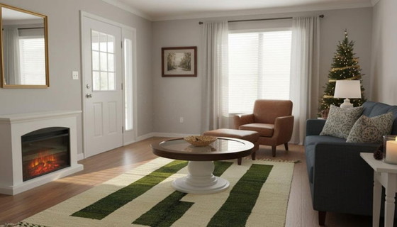 Image 1 of Tapis en laine fait main – coloris personnalisables 300cmx200cm