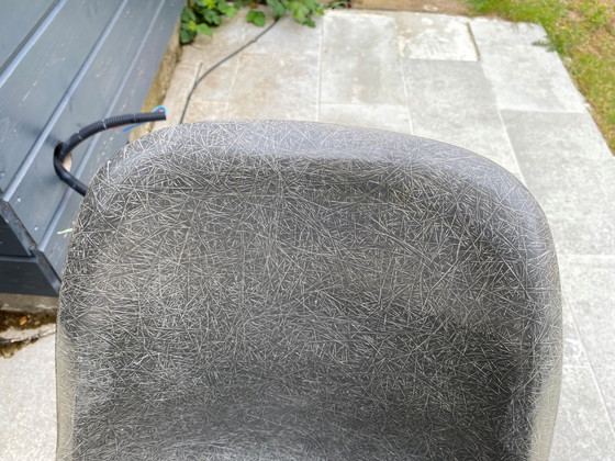Image 1 of Set of 4 Eames Herman Miller Vintage DSW Fiber Walnut Chairs