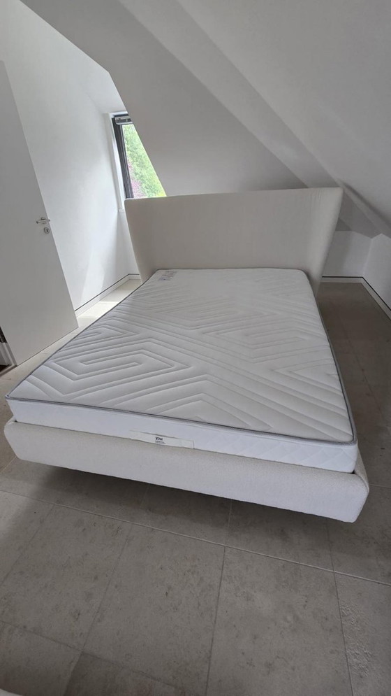 Letto imbottito POLO - Bielefelder Holzwerkstätten – BW Bielefelder Werkstätten, Letti matrimoniali, Textile (photo 4 of 5)