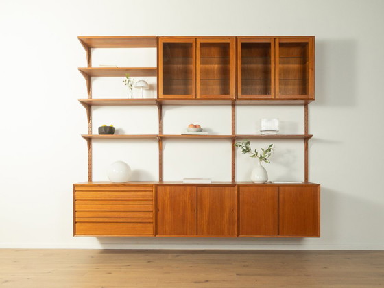 Wohnwand aus den 1960er Jahren, Poul Cadovius – Wandschrank, Glass, Wood (photo 2 of 15)