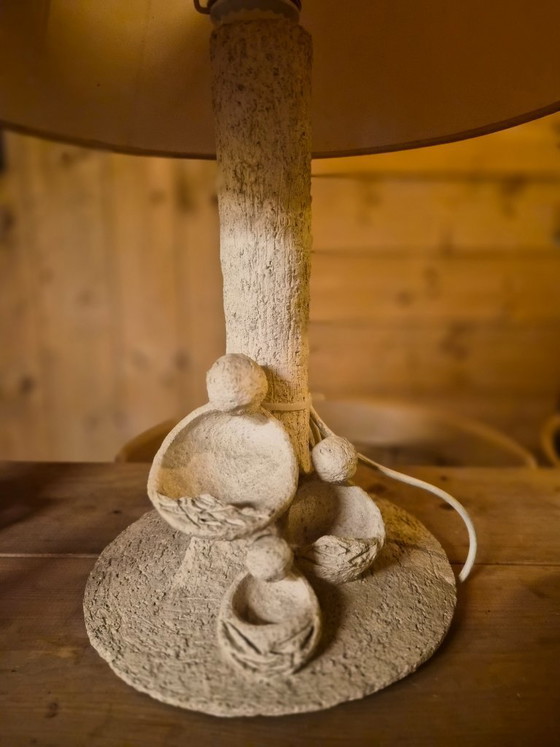 Image 1 of Sculptural Brutalist Studio Table Lamp – Signed – Heavy Quality