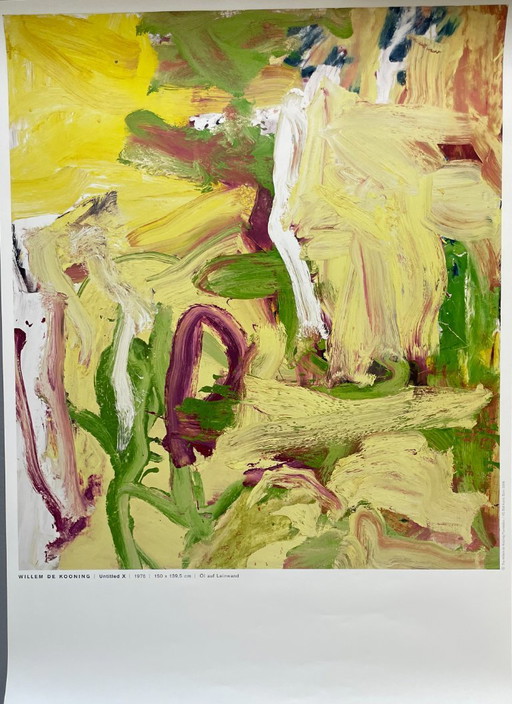 Willem de Kooning (1904-1997), Ohne Titel X, 1976, copyright The Willem de Koning Foundation/VG Bild- Kunst, Bonn 2004, Gedruckt