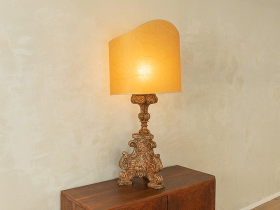 Image 1 of Lámpara de mesa barroca, hecha a mano