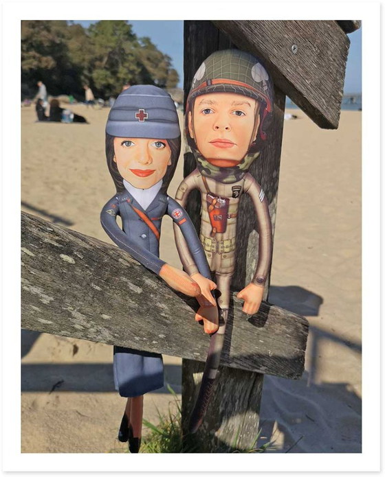 Image 1 of 101st Airborne gift | paratrooper gift for veteran | WW2 paratrooper collectible figurine | D Day history decor | military offic